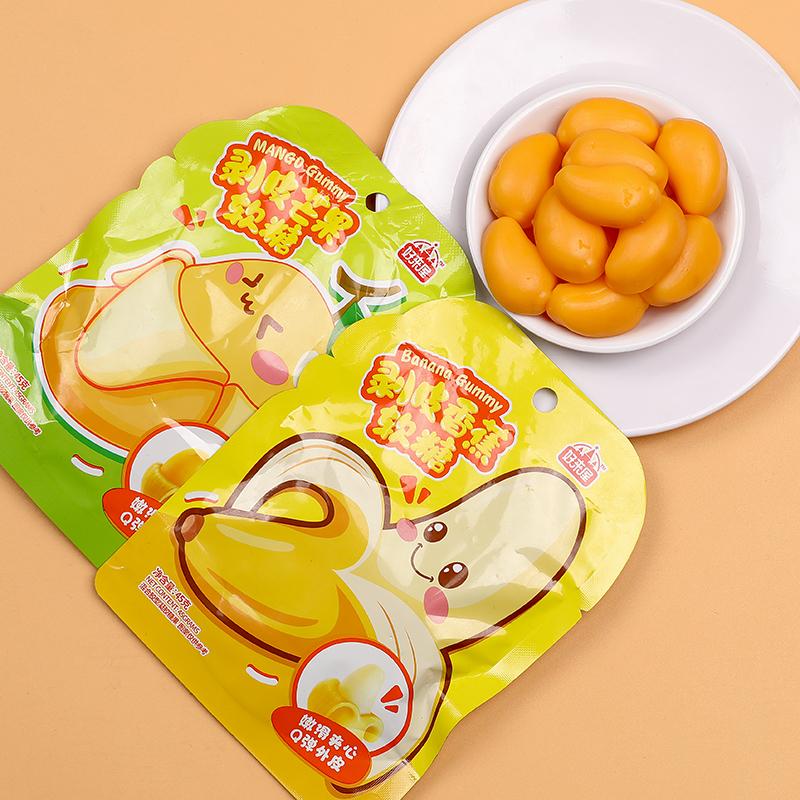 Peeled Banana Mango Soft Candy